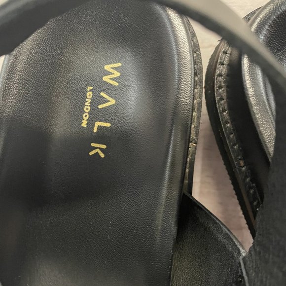 Walk London Jackson Leather Strap Sandals - Picture 7 of 9